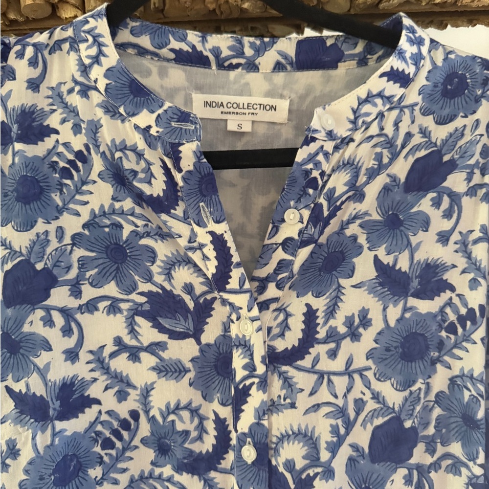 Emerson Fry India Collection Blue Floral maxi